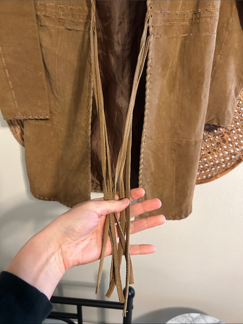 Vintage Genuine Leather Jacket Size Medium - Picture 6 of 6